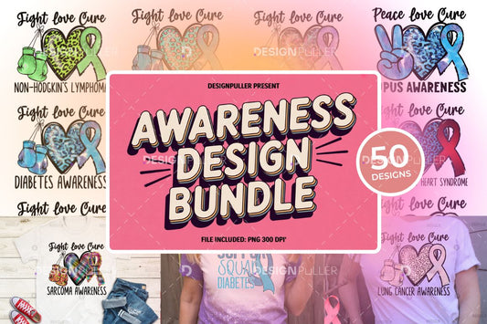 Awareness Design Bundle - 50 Designs