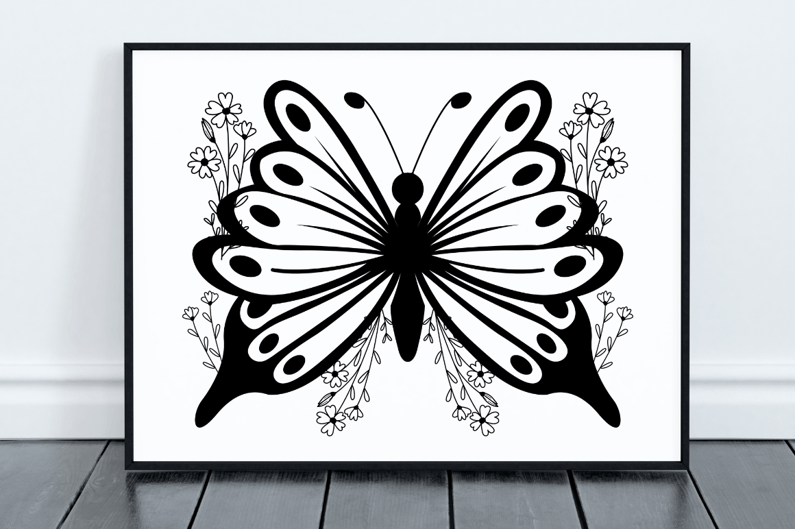 Laser Cut Butterfly Wildflower Bundle