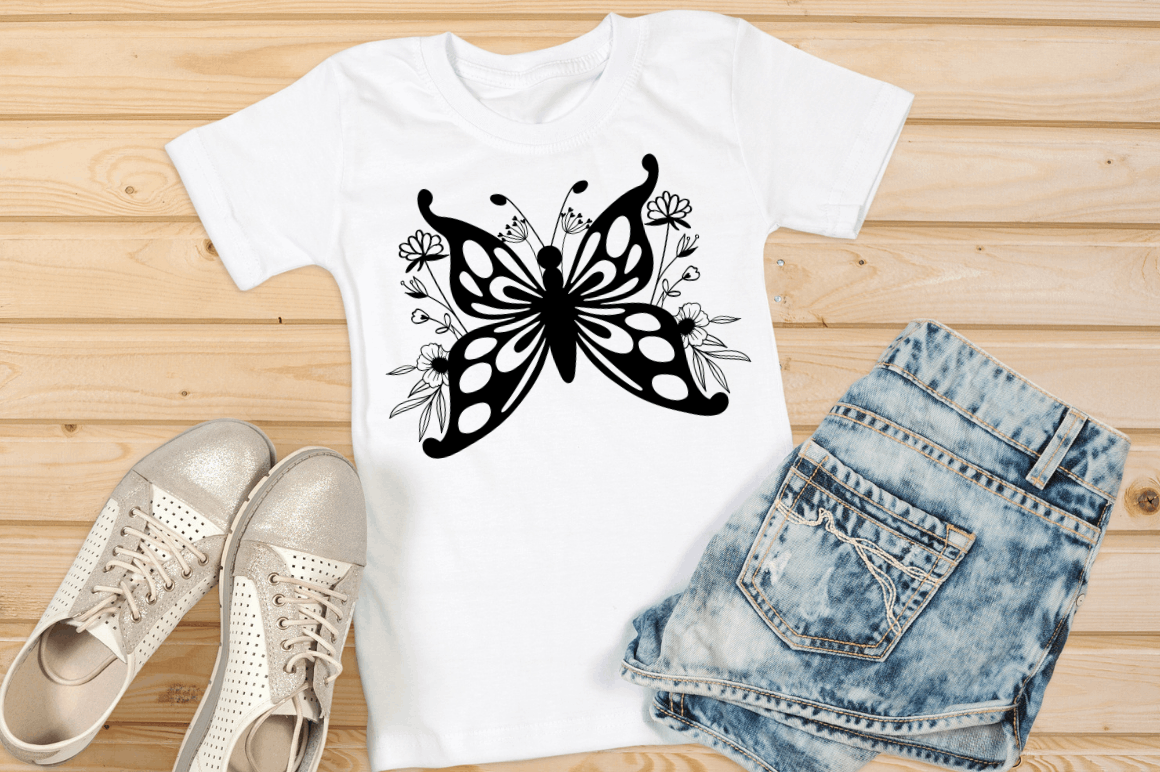 Laser Cut Butterfly Wildflower Bundle