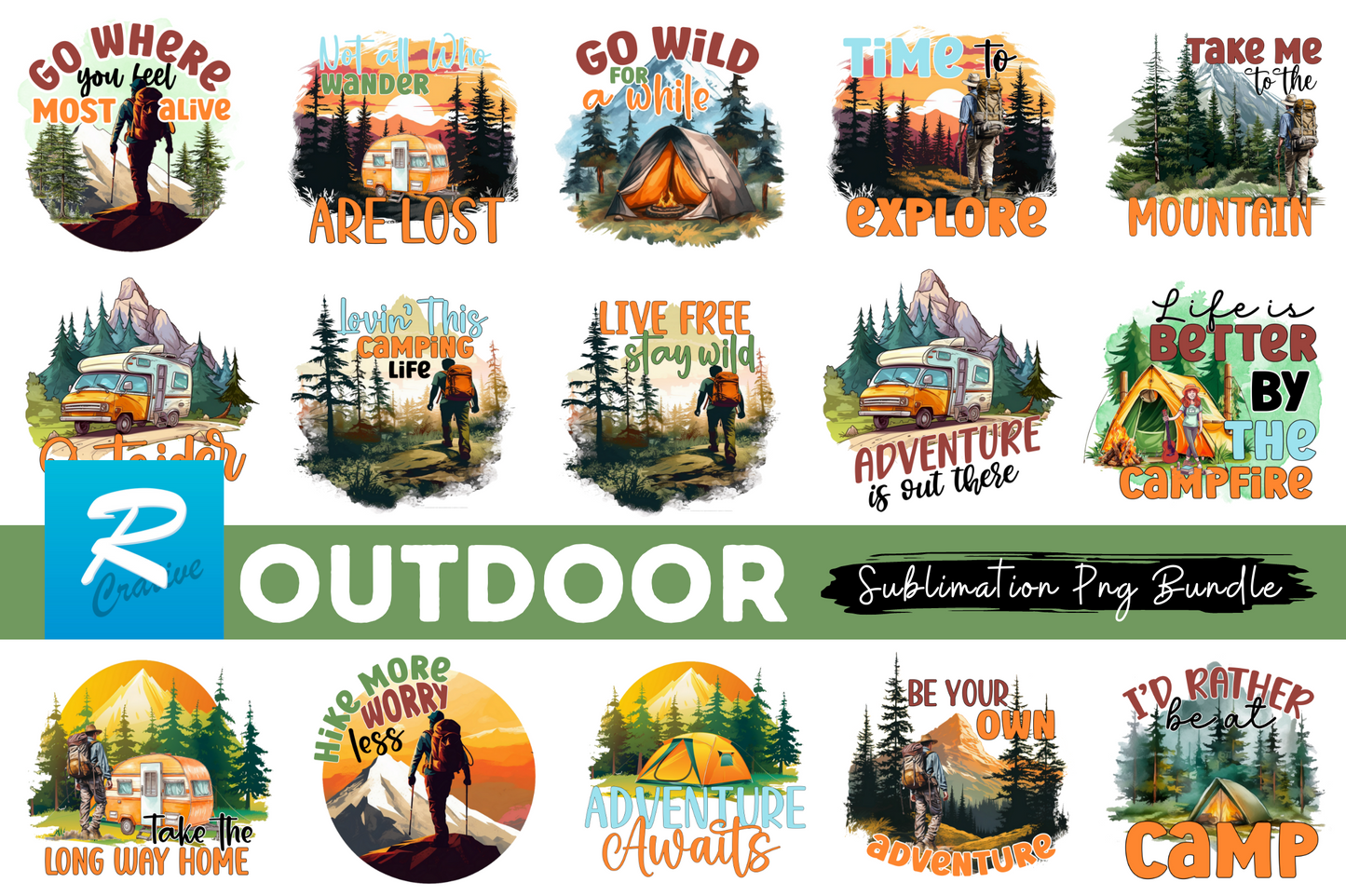 Outdoor Life Sublimation Bundle