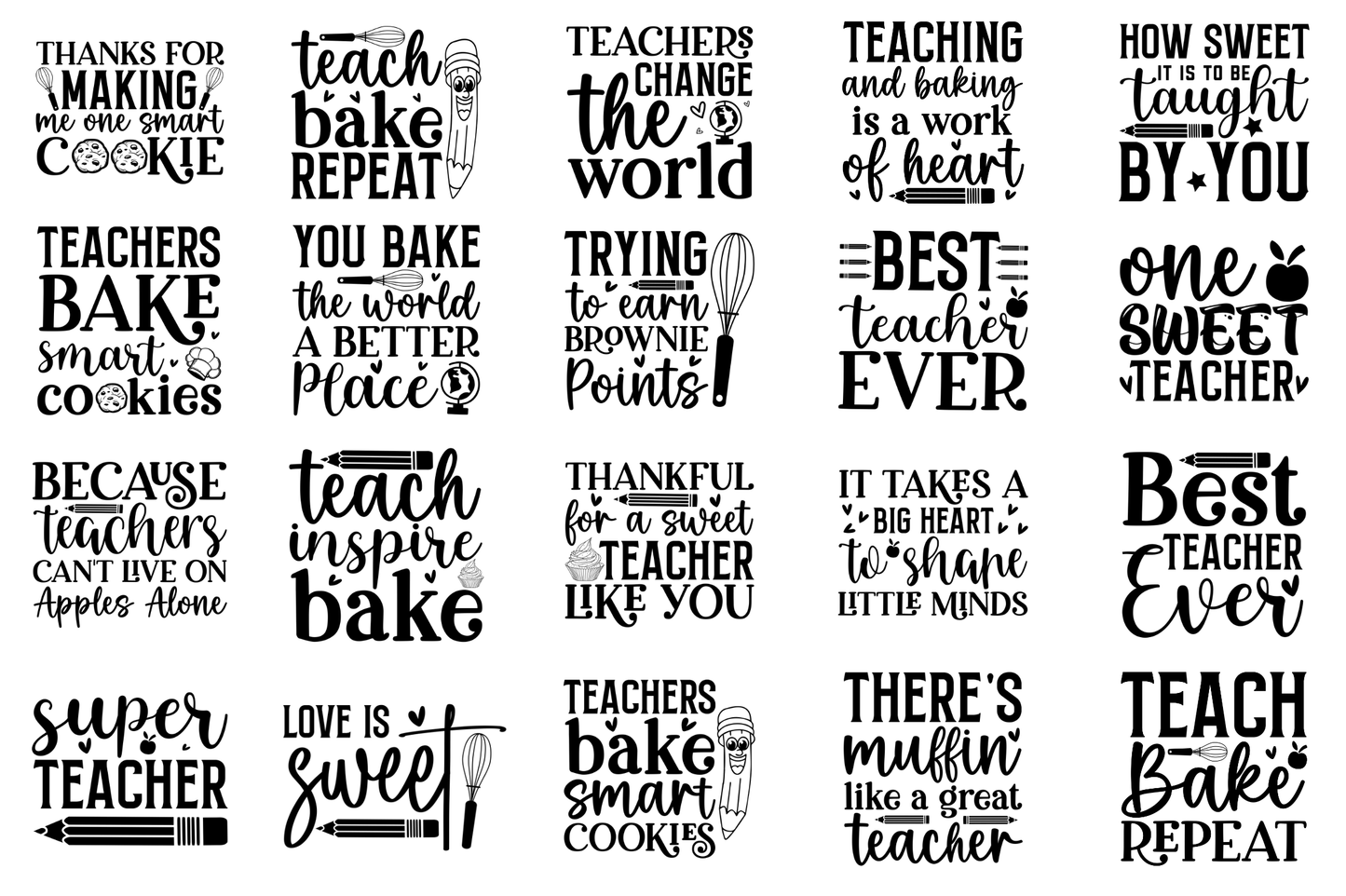 Teacher Pot Holder Bundle