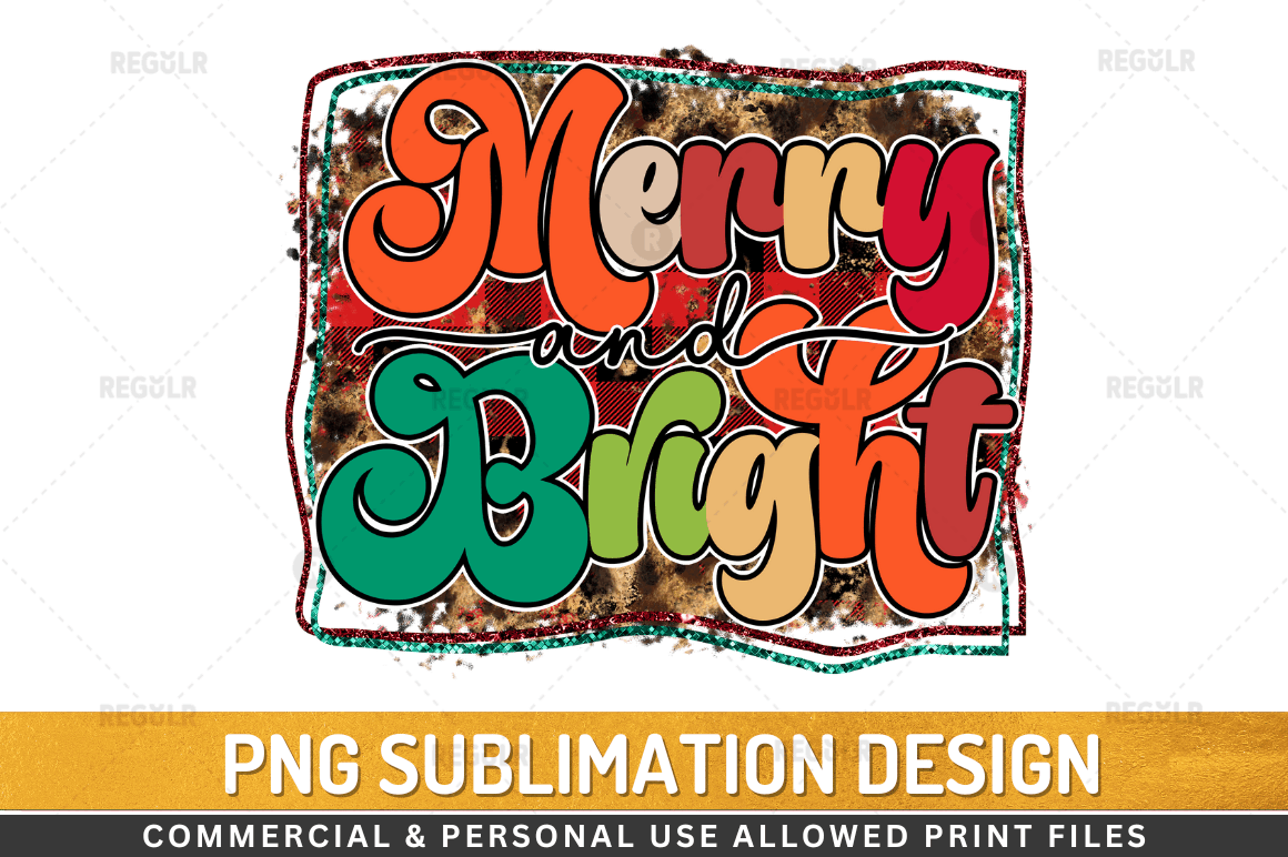 Merry Christmas PNG Sublimation Bundle
