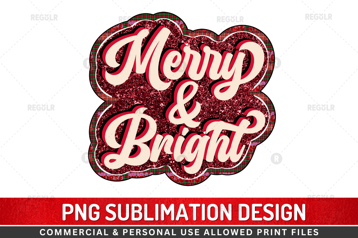 Merry Christmas PNG Sublimation Bundle