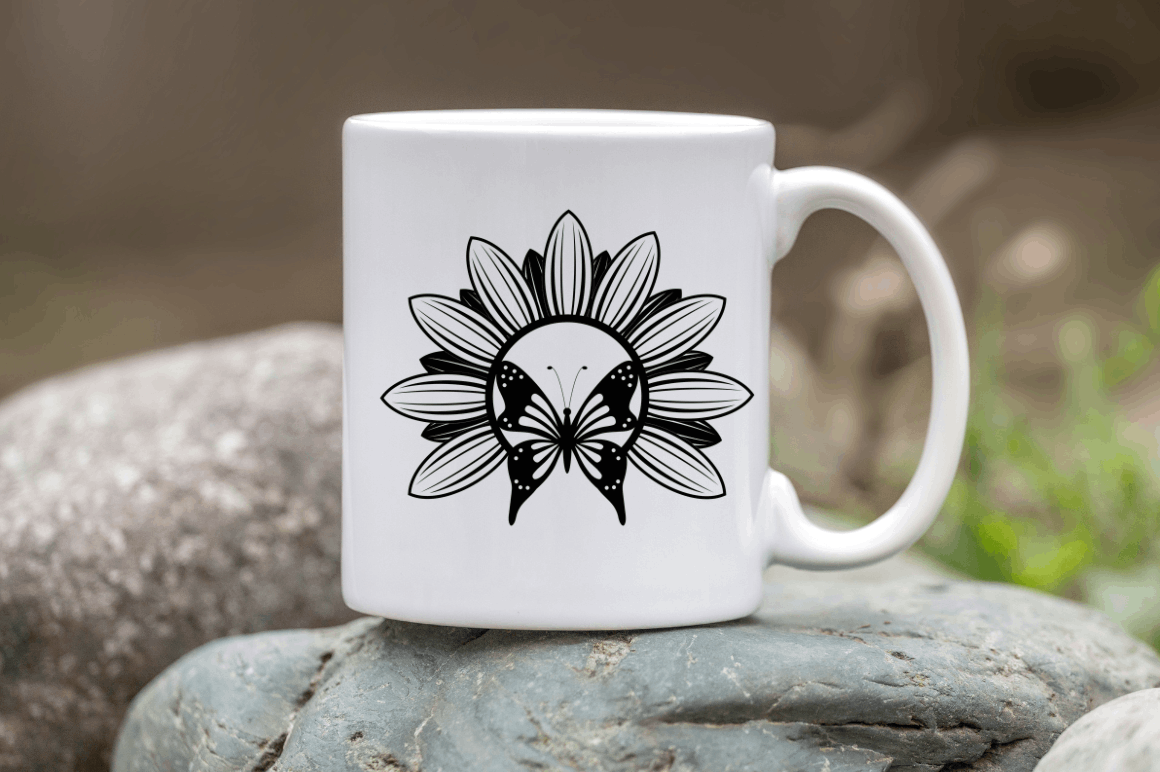 Sunflower Butterfly SVG Bundle