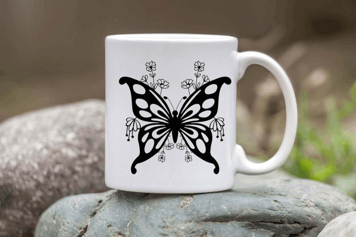 Laser Cut Butterfly Wildflower Bundle