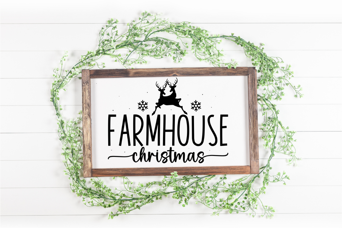 Farmhouse Christmas Sign Svg Bundle