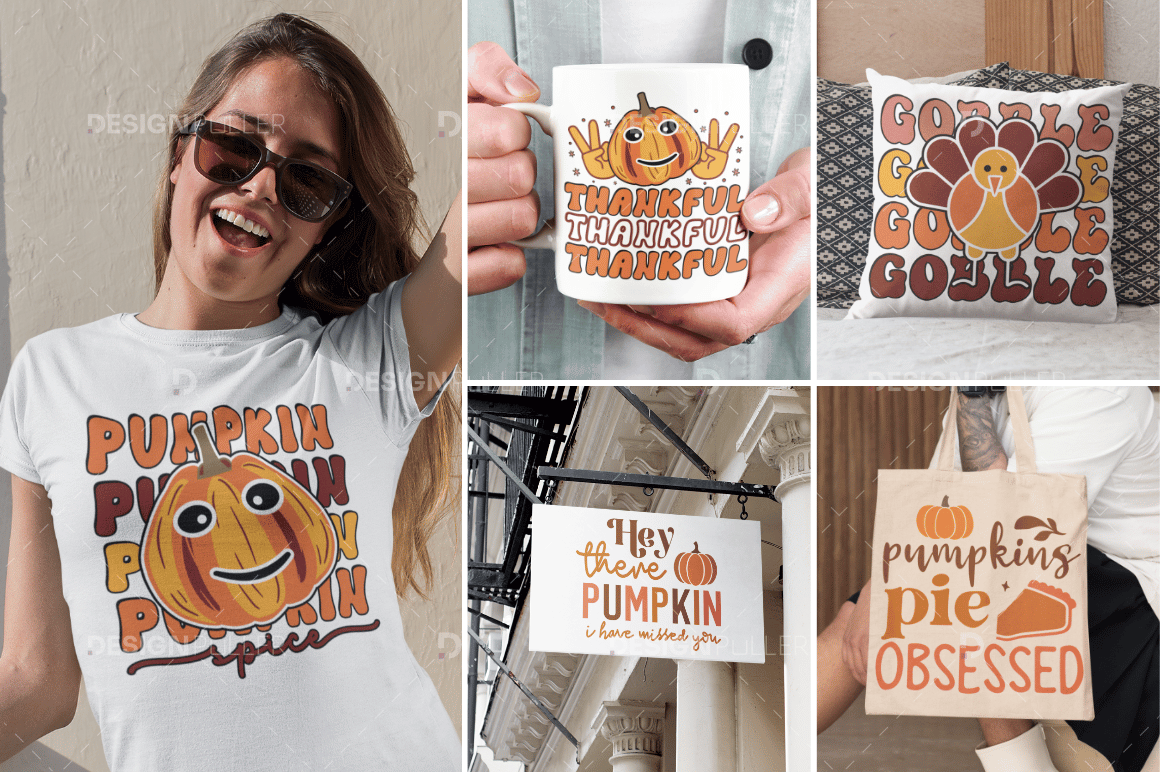 Thanksgiving Design Bundle - 50 Designs
