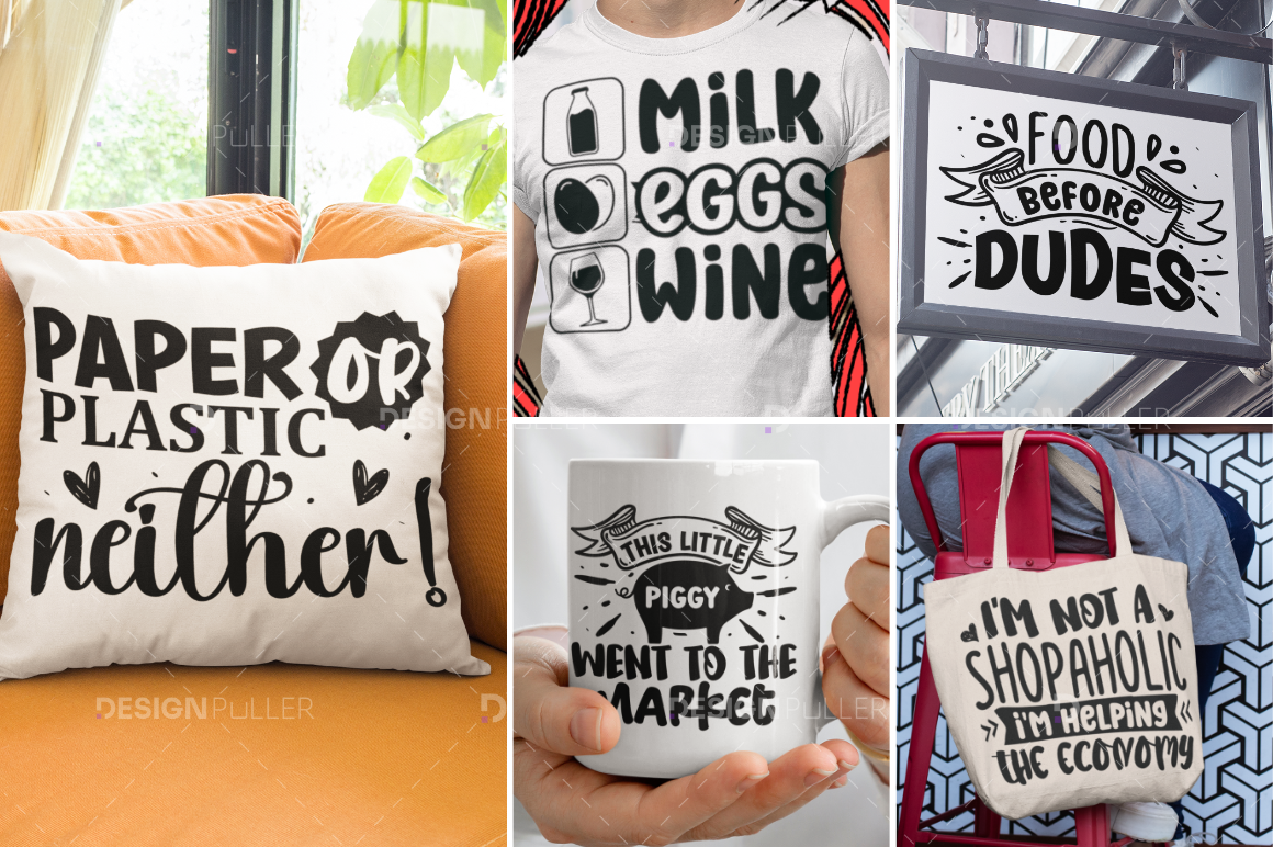 Tote Bag Design Bundle - 50 Designs