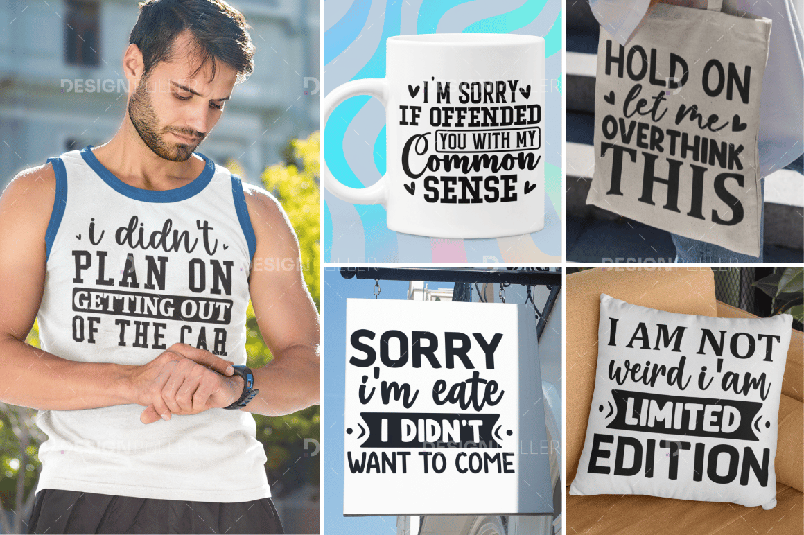 Sarcastic Design Bundle - 50 Designs