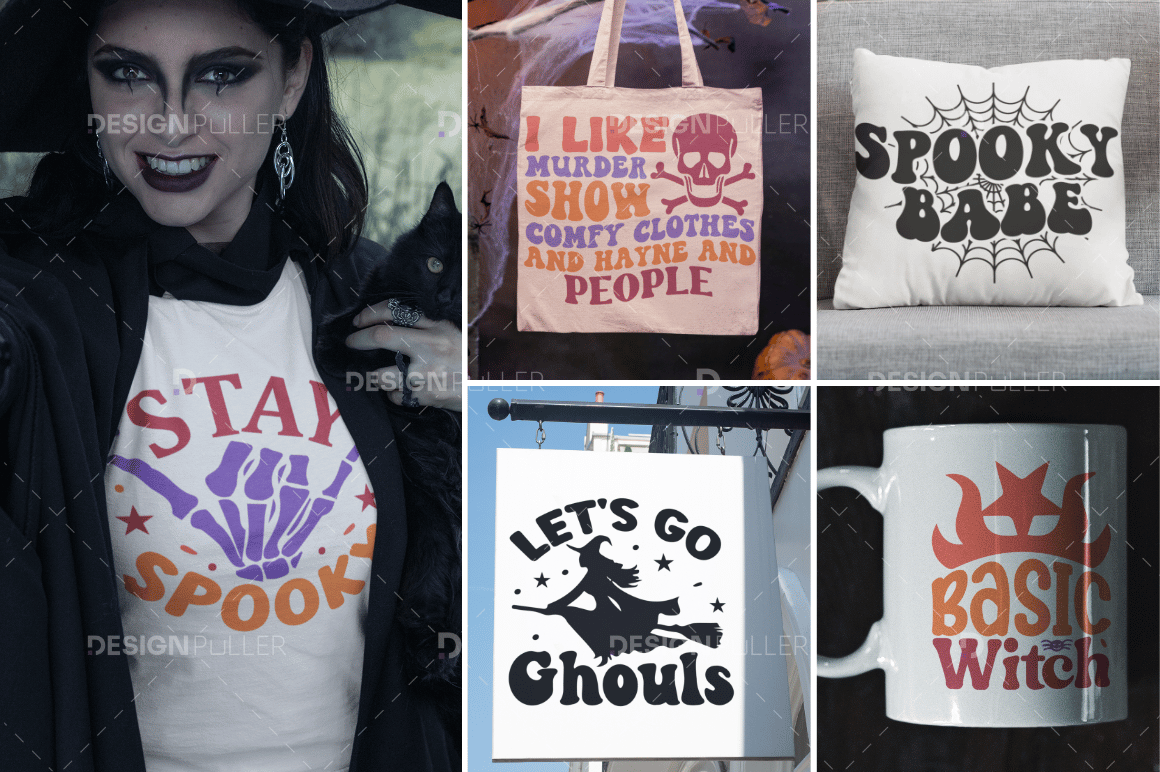 Halloween Design Bundle - 50 Designs