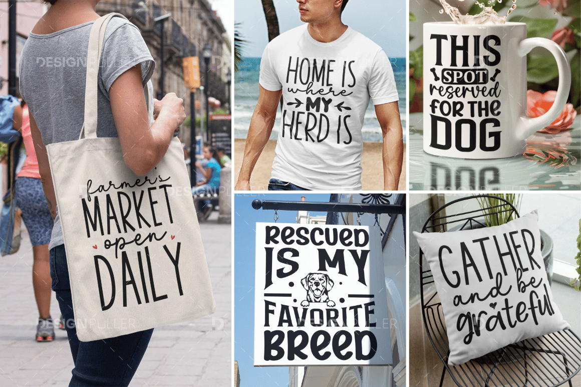 Vintage Farmhouse Design Bundle - 50 Designs