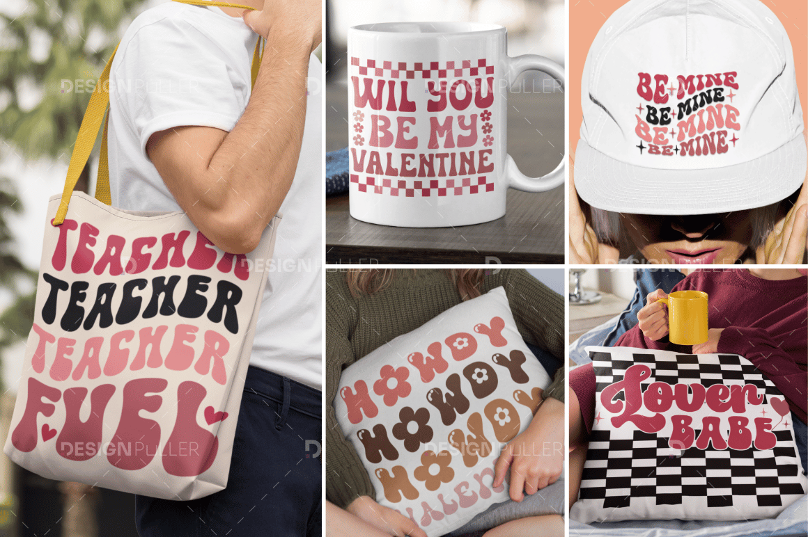 Trendy Valentine's Day Design Bundle - 50 Designs
