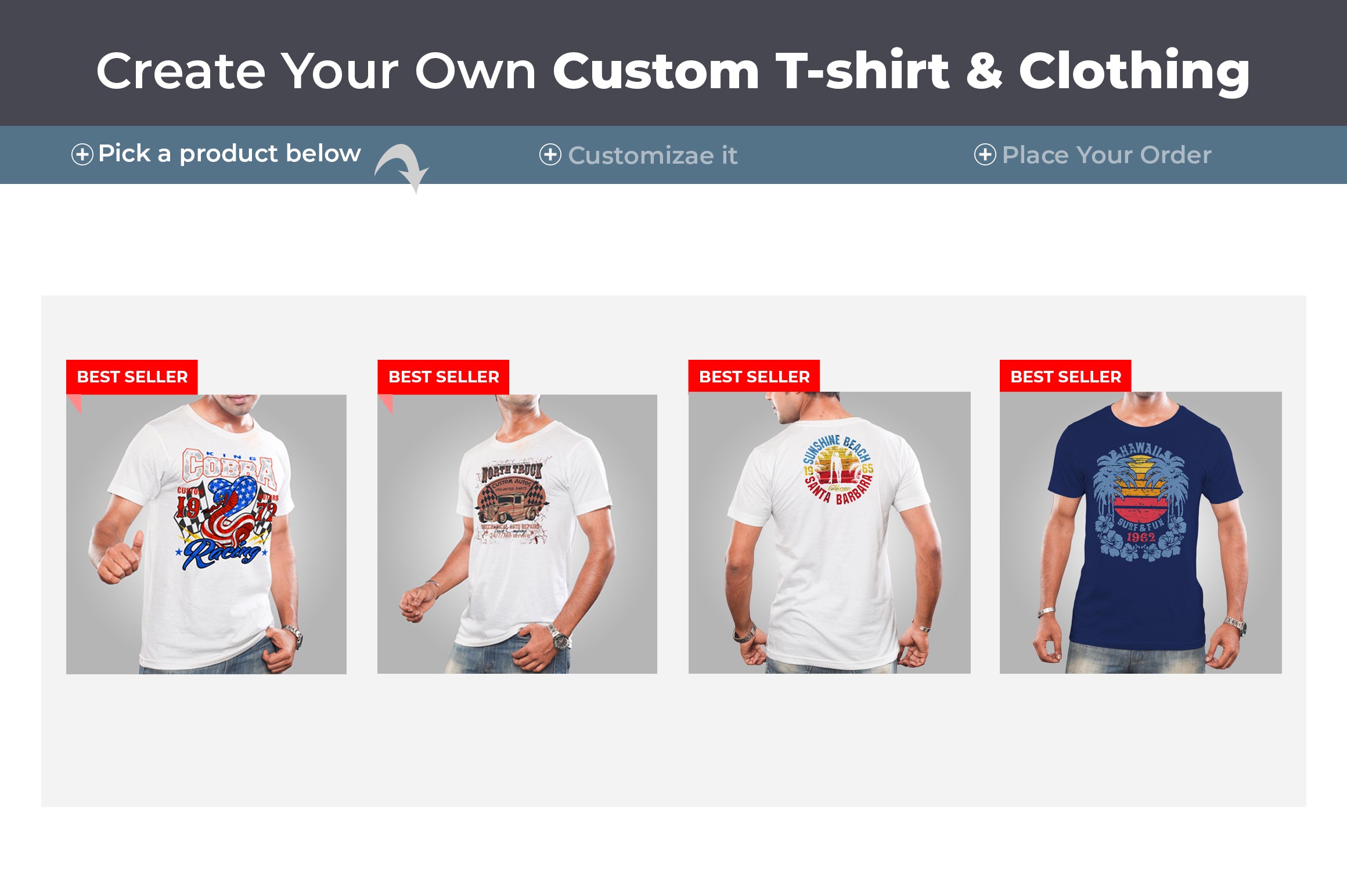 5 Editable Men’s Crew Neck T-Shirt Mock-Up Bundle – Realistic & Stylish Mock-Up Pack