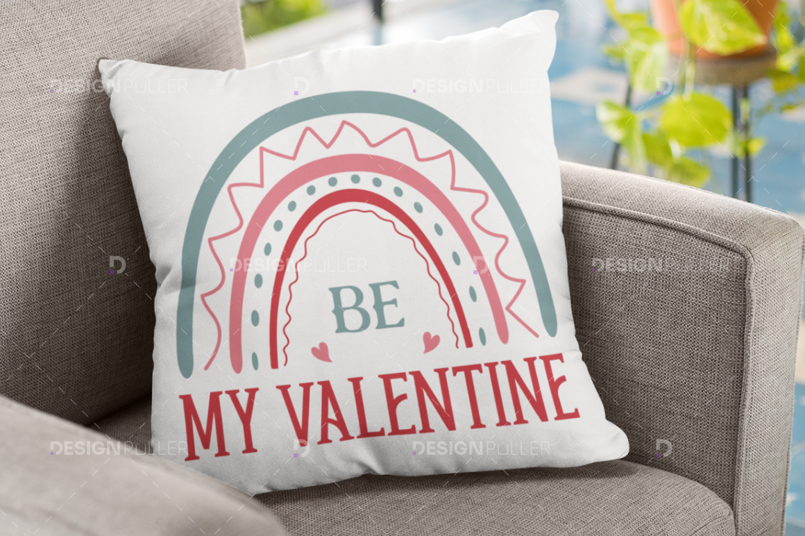 Boho Rainbow Valentine Design Bundle - 50 Designs
