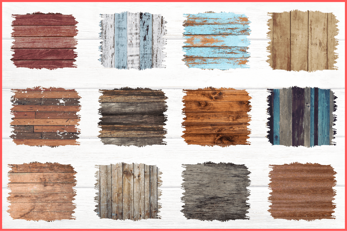 Rustic Wood Sublimation Background Bundle