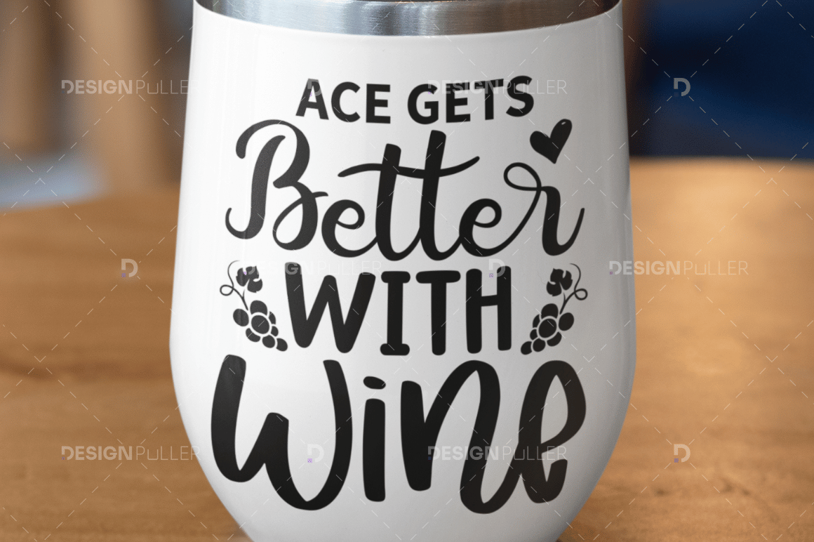 Wine Glass Design Bundle - 50 Designs