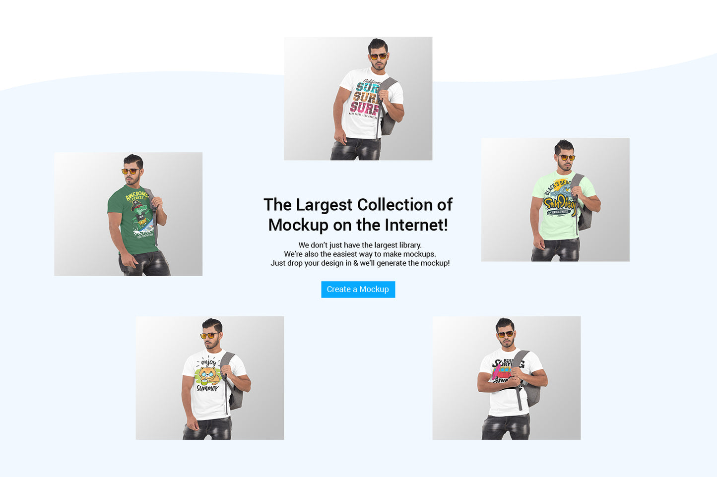 5 Editable Men’s T-Shirt Mock-Up Bundle – Realistic & Stylish Mock-Up Pack - Vol-2