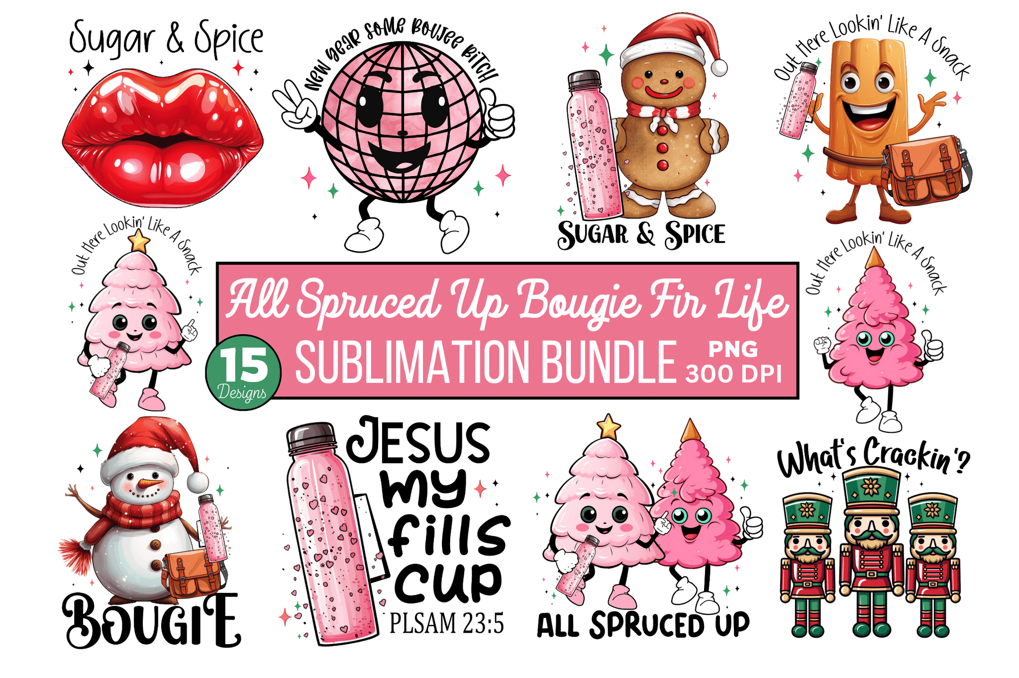 All Spruced Up Bougie Fir Life png Bundle