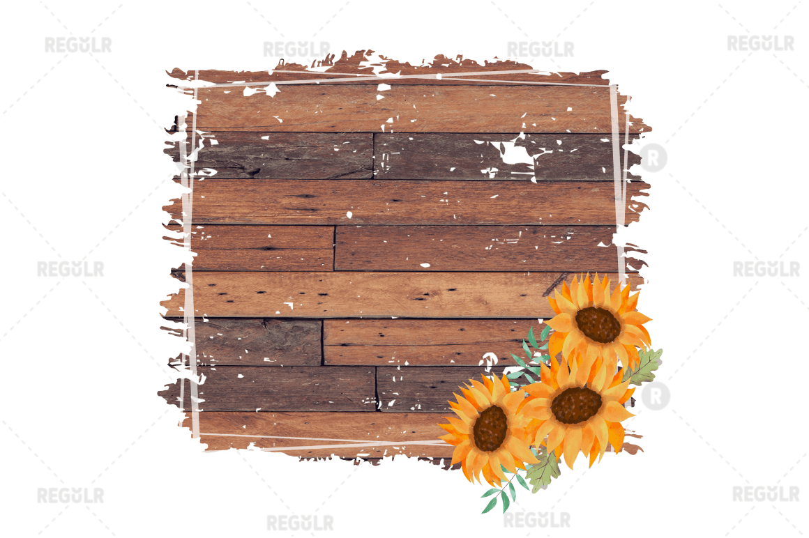 Fall Sunflowers Sublimation Background bundle