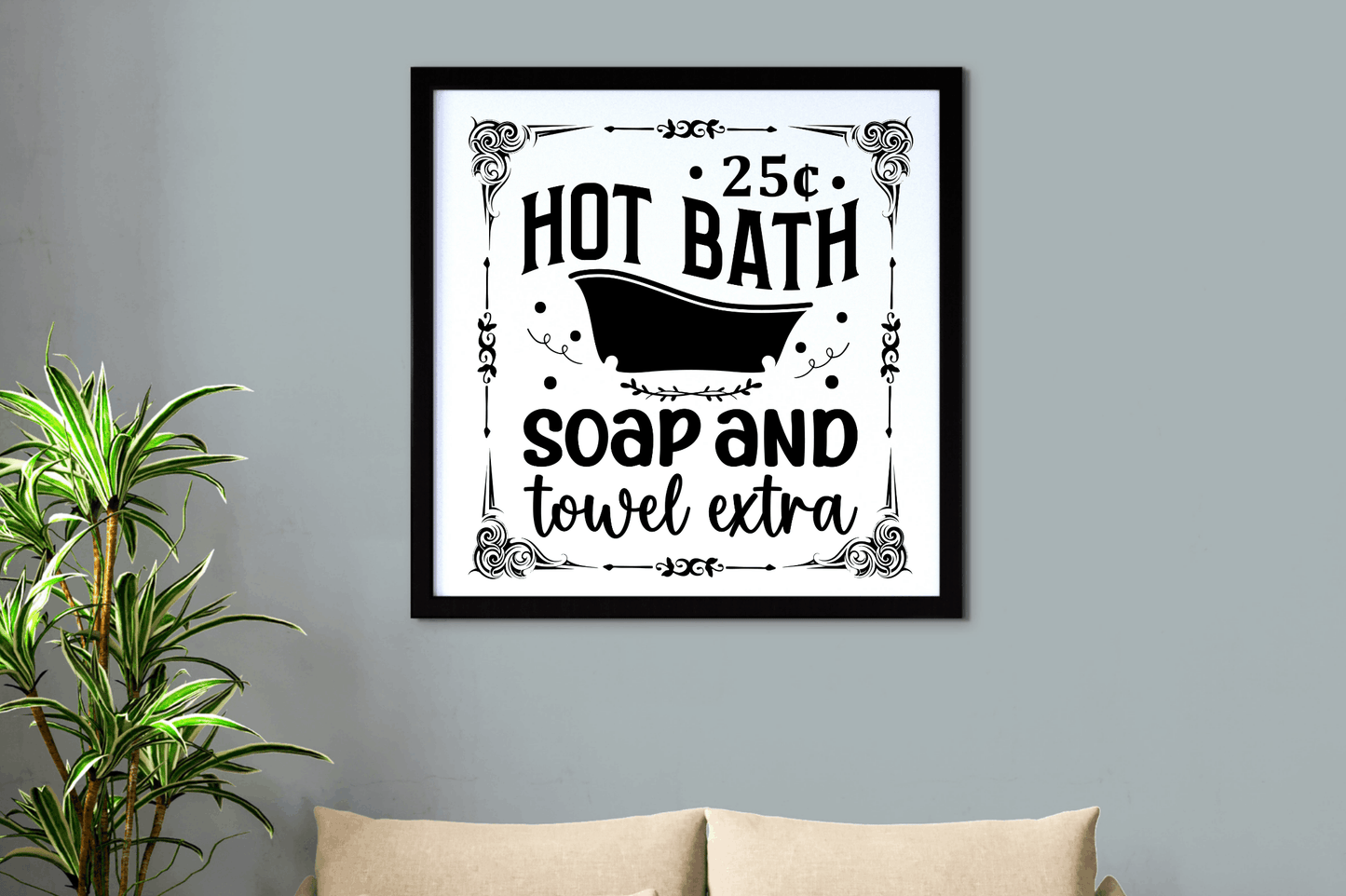 Bathroom Signs SVG Bundle