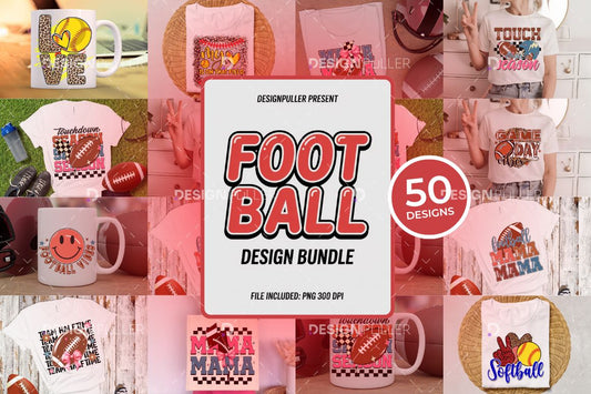 Retro Sports Design Bundle - 50 Designs