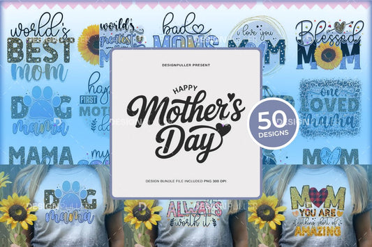Mother's Day Design Bundle - 50 Designs