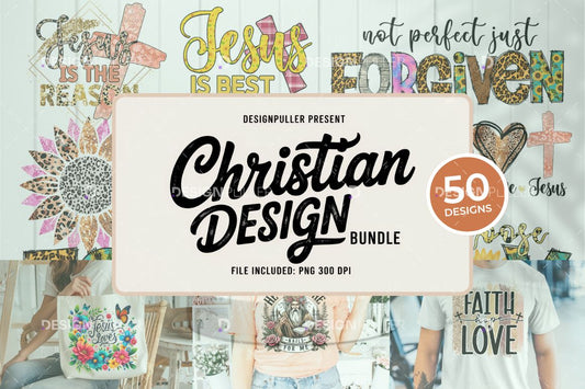 Christian Design Bundle - 50 Designs