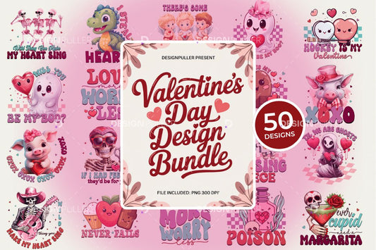 Valentine Design Bundle - 50 Designs