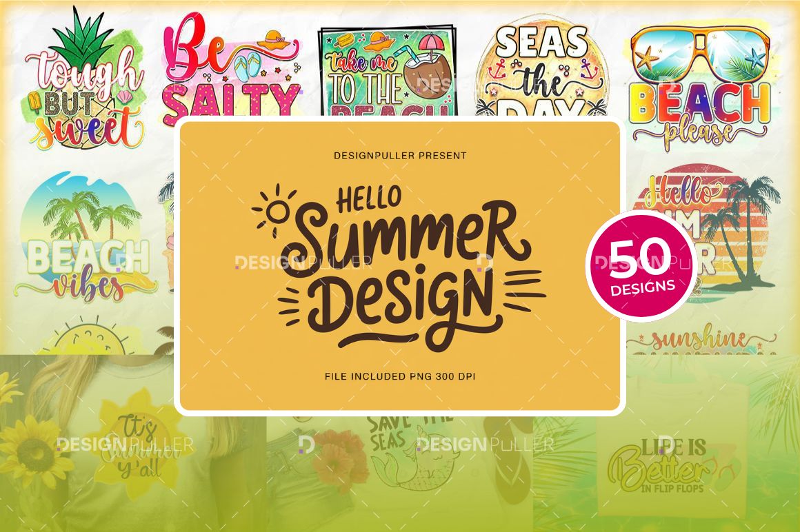 Summer Design Bundle - 50 Designs