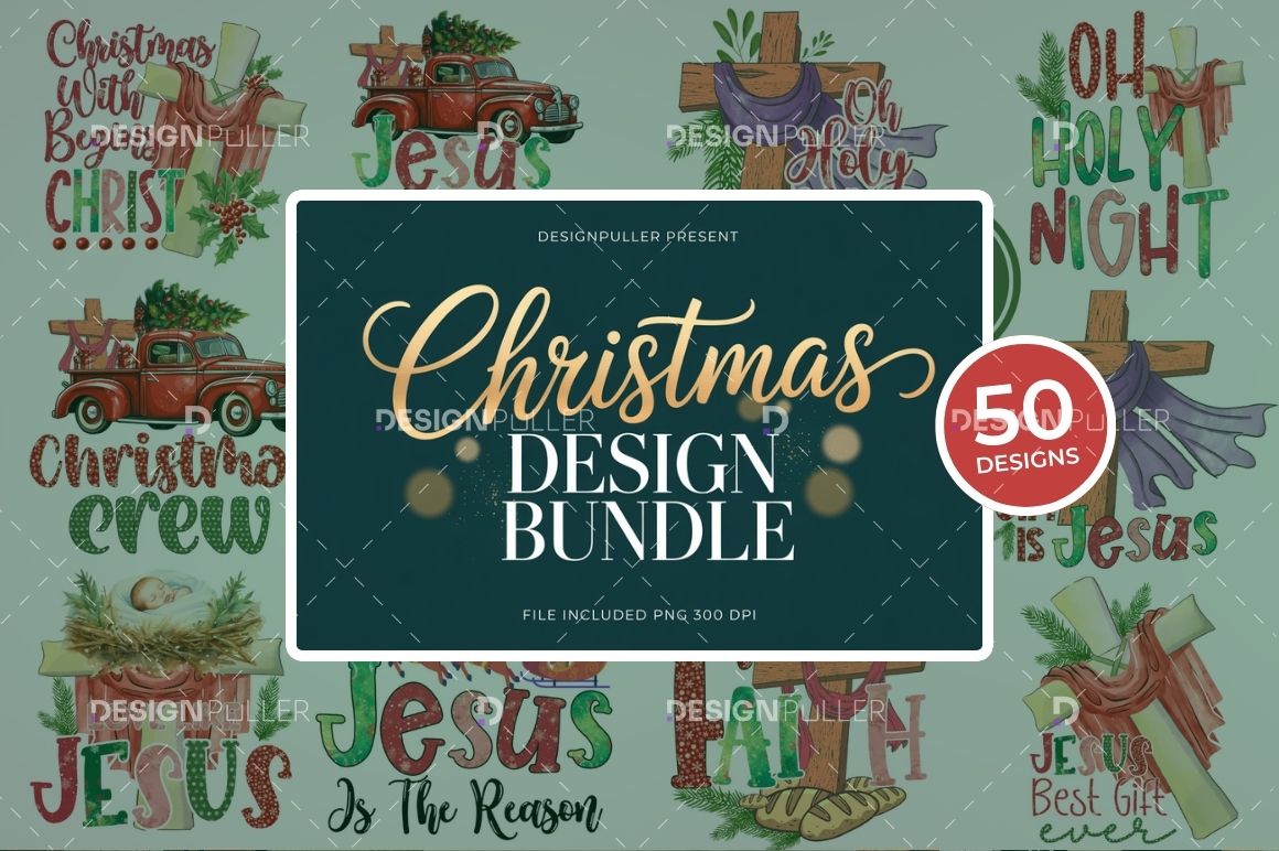 Christmas Design Bundle – 50 Designs