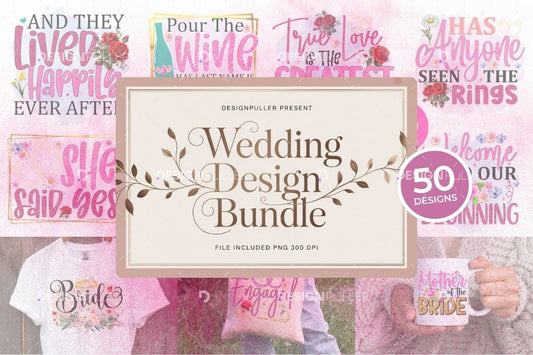 Wedding Design Bundle - 50 Designs
