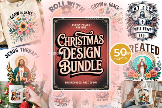 Christian Faith Design Bundle - 50 Designs