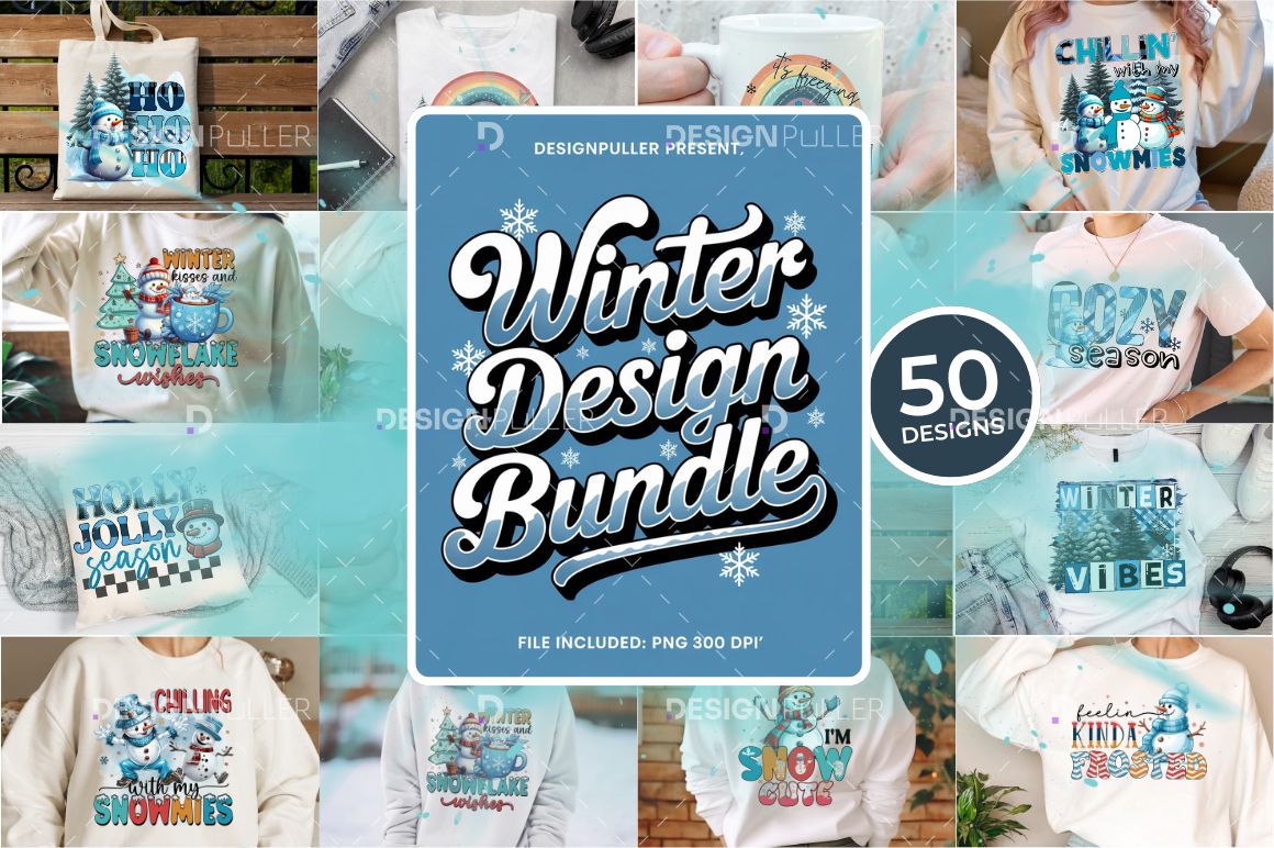Winter Design Bundle - 50 Designs