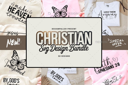 Christian Design Bundle - 50 Designs