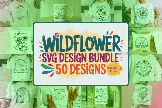 Wildflower Design Bundle - 50 Designs
