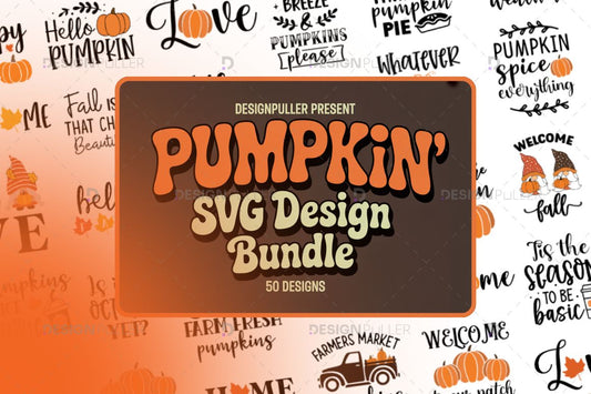 Pumpkin Design Bundle - 50 Designs