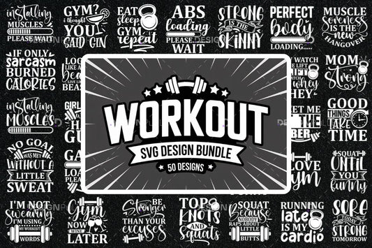 Workout Design Bundle - 50 Designs