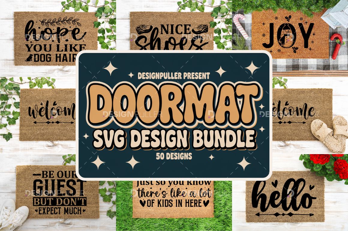 Doormat Design Bundle - 50 Designs