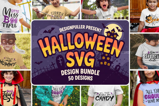 Halloween Design Bundle - 50 Designs
