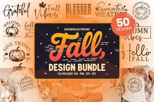 Fall Design Bundle - 50 Designs