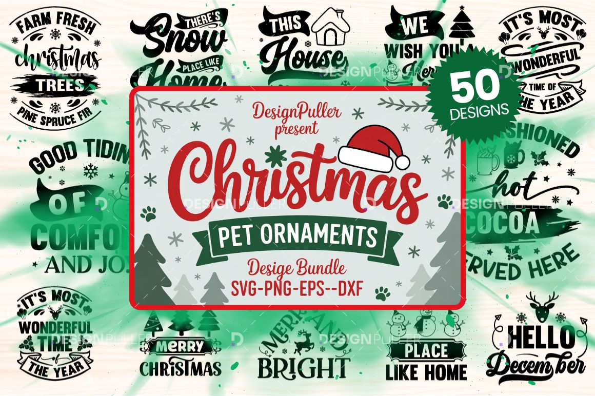 Christmas Design Bundle - 50 Designs