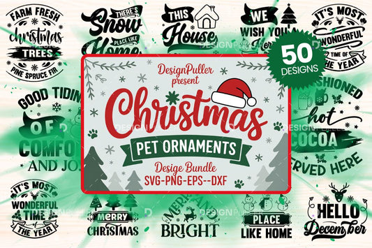 Christmas Design Bundle - 50 Designs