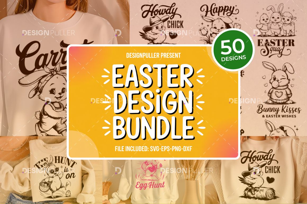 Easter Design Bundle – 50 Designs