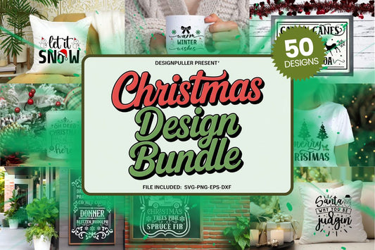 Christmas Design Bundle - 50 Designs