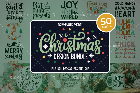 New Christmas Design Bundle - 50 Designs