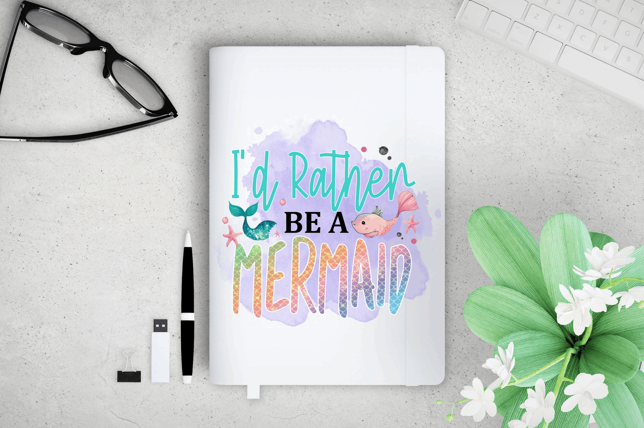 Mermaid Sublimation PNG Design Bundle