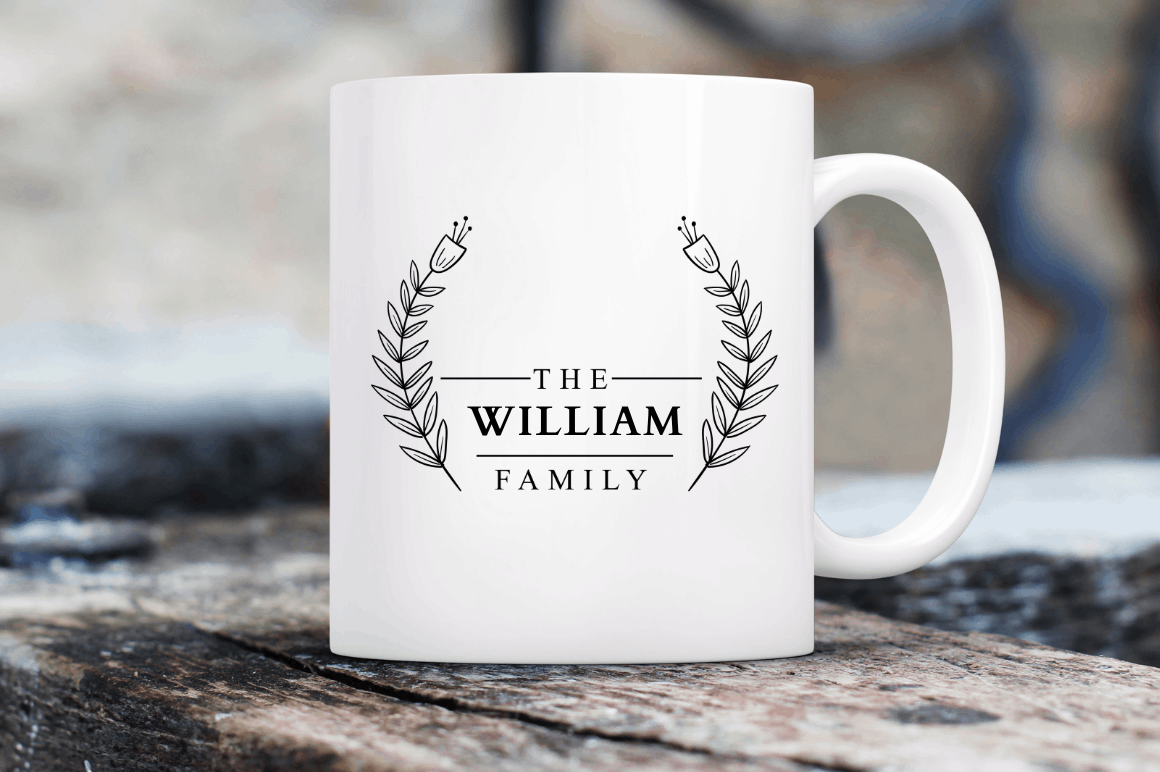 Botanical Family Frame  SVG Bundle