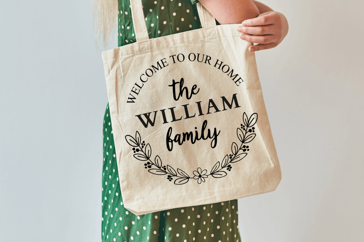 Botanical Family Frame  SVG Bundle
