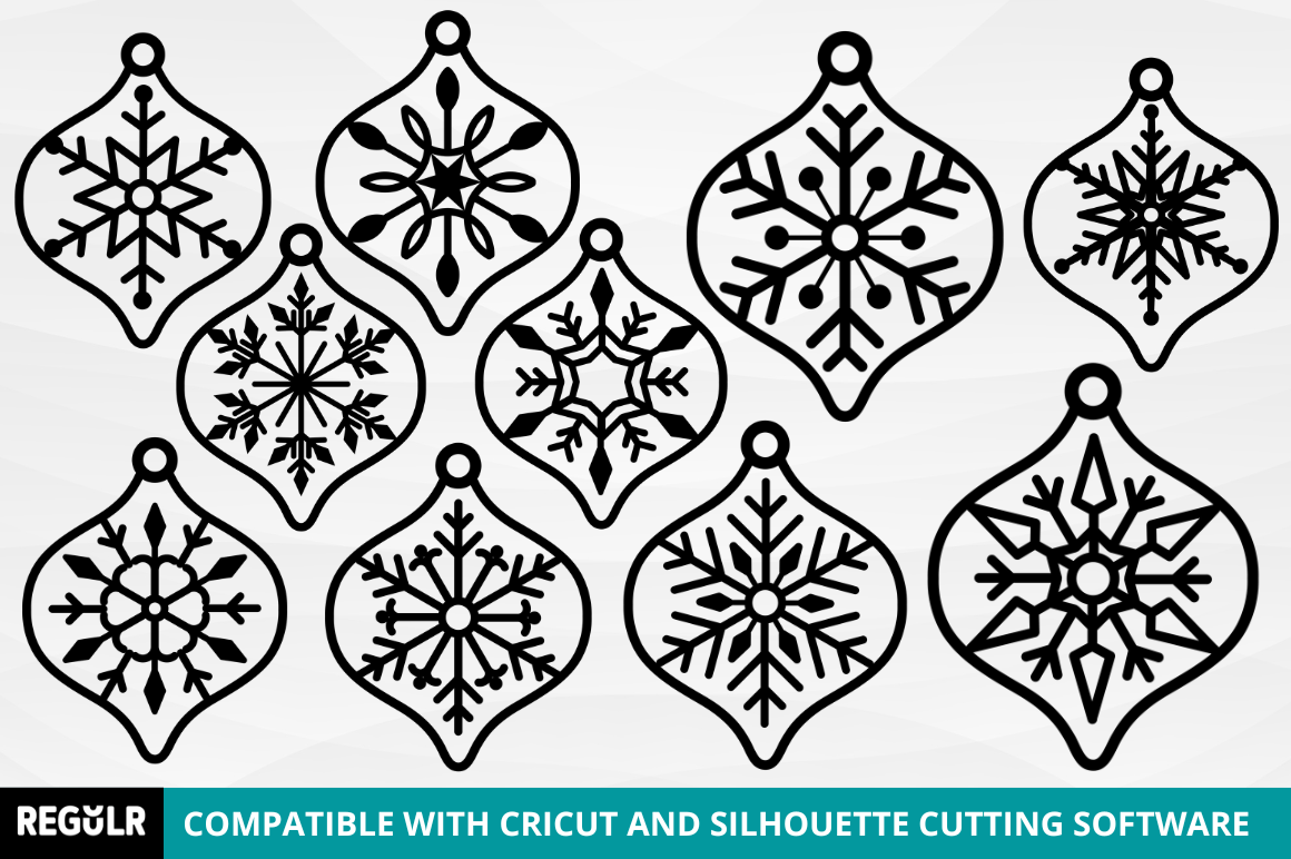 Laser Cut Christmas Snowflake SVG Bundle