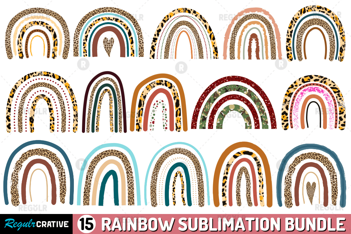 Rainbow Sublimation Bundle